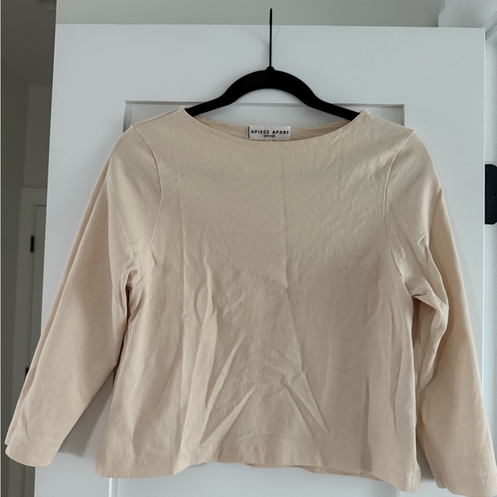 Apiece Apart Beige Knit Top
